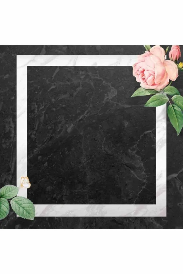 Süper Emici Banyo Paspası Füme Çiçek Desenli Banyo Halısı Klozet Paspas Seti BS008