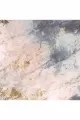 Banyo Halısı Tekli Mavi Mermer Görünümlü Banyo Halısı Klozet Paspas Seti BS018