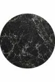 Banyo Paspası Oval Füme Mermer Görünümlü Oval Banyo Klozet Paspas Seti BS057