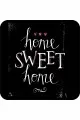 Yıkanabilir Banyo Halıları Siyah Home Sweet Home Banyo Halısı Klozet Paspas Seti BS301