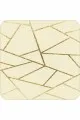 Banyo İkili Paspas Krem Geometrik Desen Banyo Halısı Klozet Paspas Seti BS337