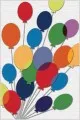 Yumuşak Bebek Halısı Çok Renkli Kaymaz Tabanlı Yıkanır Balonlu Bebek Halısı KD39