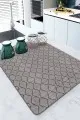 Gri Düz Microfiber Bulaşık Kurutma Kurulama Matı MM001