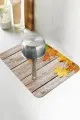 Turuncu 3D Çınar Bulaşıklık Kurutma Matı 3D Çınar Turuncu Microfiber Bulaşık Kurutma Matı MM028