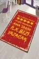 Sarı Kırmızı Kaymaz Taban Galatasaray Taraftar Halısı AR1154
