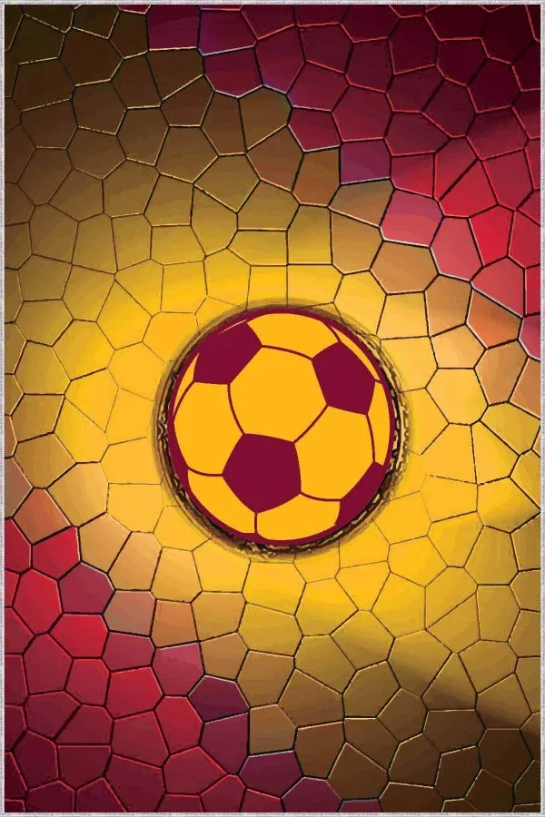 Galatasaray Taraftar Halısı Sarı Kırmızı Kaymaz Taban Galatasaray Taraftar Halısı AR139