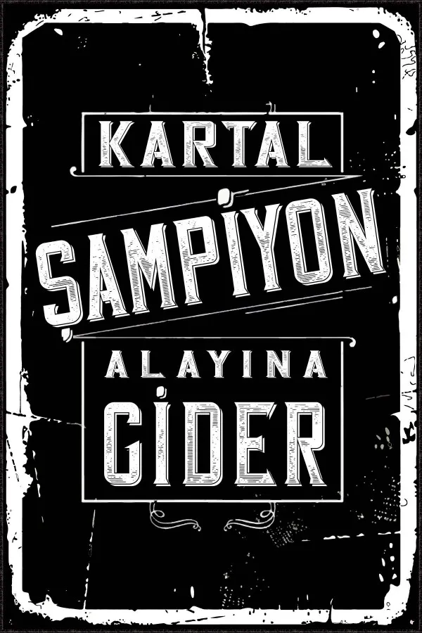Beşiktaşlı Halı Fiyatları Siyah Beyaz Kaymaz Tabanlı Beşiktaş Taraftar Halısı AR191