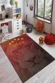 Galatasaray Halı Fiyatları Sarı Kırmızı Kaymaz Taban Galatasaray Taraftar Halısı KD105