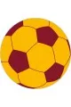 Galatasaray Halı Fiyatları Yuvarlak Sarı Kırmızı Kaymaz Yuvarlak Galatasaray Halısı VH0081