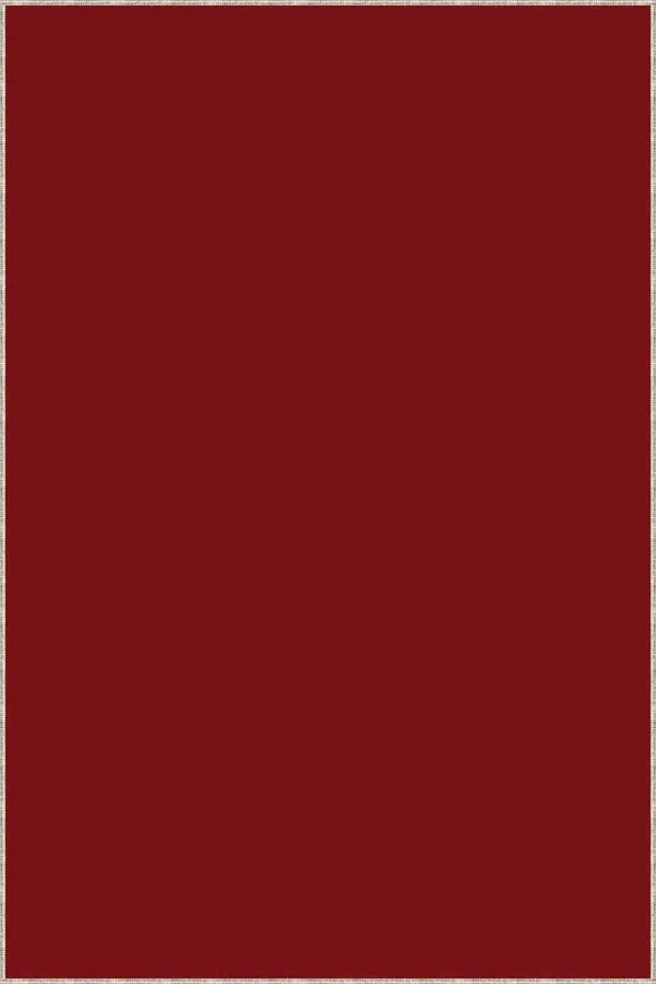 Bordo Renk Halı Bordo Sade Desensiz Kaymaz Tabanlı Dekoratif Halı AR011