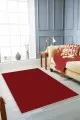 Bordo Renk Halı Bordo Sade Desensiz Kaymaz Tabanlı Dekoratif Halı AR011