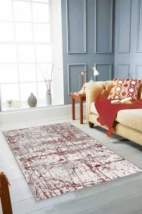 Bordo Vintage Kaymaz Tabanlı Makinede Yıkanabilir Halı AR012 Bordo Vintage Kaymaz Tabanlı Makinede Yıkanabilir Halı AR012