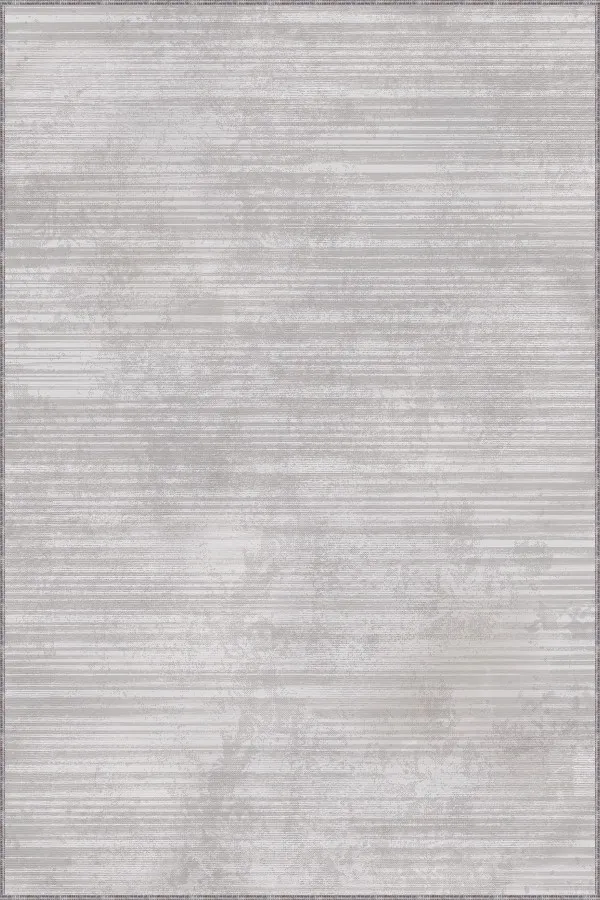 Kendinden Desenli Salon Halıları Gri Kendinden Desenli Kaymaz Tabanlı Dekoratif Halı AR1438