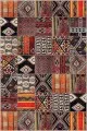 Patchwork Yolluk Modelleri Turuncu Patchwork Kaymaz Tabanlı Dekoratif Halı AR750
