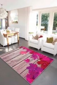 Fuşya Çınar 3D Kaymaz Taban Makinede Yıkanabilir Halı CNR02 Fuşya Çınar 3D Kaymaz Taban Makinede Yıkanabilir Halı CNR02