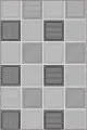Gri Zemine Uygun Halı Gri Geometrik Kaymaz Tabanlı Makinede Yıkanabilir Halı DM08