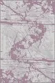Pembe Vintage Kaymaz Tabanlı Makinede Yıkanabilir Halı EF005