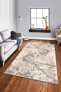 Bej Vintage Kaymaz Tabanlı Makinede Yıkanabilir Halı EF008 Bej Vintage Kaymaz Tabanlı Makinede Yıkanabilir Halı EF008