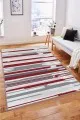 Halı Bordo Bordo Spor Kaymaz Tabanlı Makinede Yıkanabilir Halı FH01