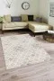 Yeşil Fas Desen Kaymaz Taban Makinede Yıkanabilir Halı FS01