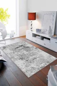 Gri Sade Desensiz Kaymaz Tabanlı Dekoratif Halı MA002 Gri Sade Desensiz Kaymaz Tabanlı Dekoratif Halı MA002