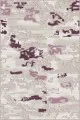 Mürdüm Vintage Kaymaz Taban Makinede Yıkanabilir Halı NU007