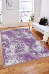 Mor Sade Desensiz Kaymaz Tabanlı Dekoratif Halı SS03 Mor Sade Desensiz Kaymaz Tabanlı Dekoratif Halı SS03