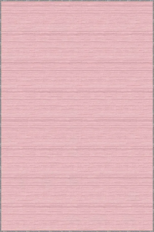 Pembe Sade Desensiz Kaymaz Tabanlı Dekoratif Halı ST06