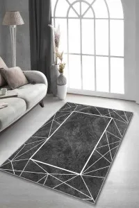 Füme Çerçeveli Kaymaz Taban Makinede Yıkanabilir Halı AR009 Füme Çerçeveli Kaymaz Taban Makinede Yıkanabilir Halı AR009