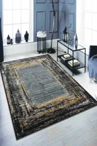 Sarı Modern Klasik Kaymaz Tabanlı Dekoratif Halı AR121 Sarı Modern Klasik Kaymaz Tabanlı Dekoratif Halı AR121