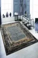 Sarı Salon Halısı Sarı Modern Klasik Kaymaz Tabanlı Dekoratif Halı AR121