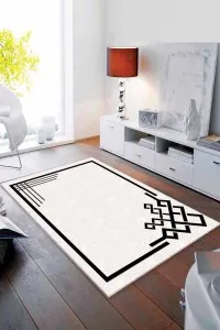 Kemik Çerçeveli Kaymaz Taban Makinede Yıkanabilir Halı AR446 Kemik Çerçeveli Kaymaz Taban Makinede Yıkanabilir Halı AR446