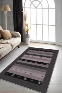 Füme Otantik Kaymaz Tabanlı Makinede Yıkanabilir Halı RV272 Füme Otantik Kaymaz Tabanlı Makinede Yıkanabilir Halı RV272