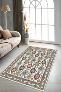 Çok Renkli Otantik Kaymaz Tabanlı Dekoratif Halı RV282 Çok Renkli Otantik Kaymaz Tabanlı Dekoratif Halı RV282