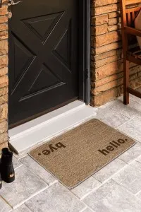 Bej Hello Bye Kapı Önü Paspası KP14 Bej Hello Bye Kapı Önü Paspası KP14