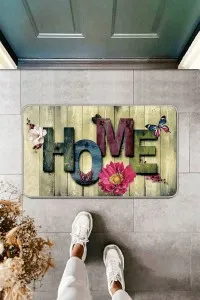 Çok Renkli 3 Boyutlu Home Kapı Önü Paspası KP17 Çok Renkli 3 Boyutlu Home Kapı Önü Paspası KP17
