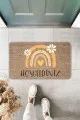 Home Sweet Home Kapı Önü Paspası Bej Hoşgeldiniz Kapı Önü Paspası KP23