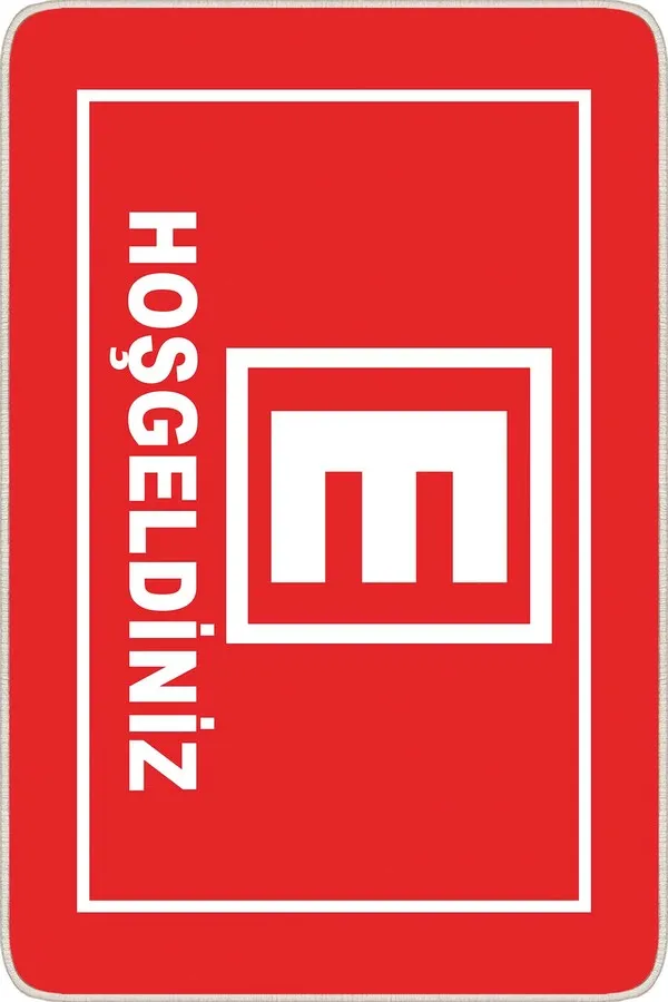 Kırmızı Eczane Önü Paspas Hoşgeldiniz KP46