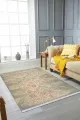 Turuncu Modern Dokuma Pamuk Taban Kaymaz Kilim KLM001