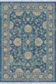 Kilim Yolluk 100X400 Mavi Modern Dokuma Pamuk Tabanlı Kaymaz Kilim KLM017