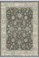 Klasik Kilim Mavi Çerçeveli Dokuma Pamuk Taban Kaymaz Kilim KLM030