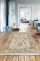 Kilim 100X200 Turuncu Çerçeveli Dokuma Pamuk Taban Kaymaz Kilim KLM031
