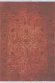 Kilim 100X300 Kiremit Modern Dokuma Pamuk Taban Kaymaz Kilim KLM044