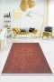 Kiremit Modern Dokuma Pamuk Taban Kaymaz Kilim KLM044