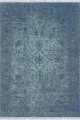 Kilim Yolluk 4 Metre Mavi Modern Dokuma Pamuk Tabanlı Kaymaz Kilim KLM045