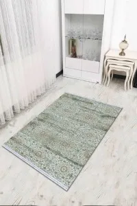 Mavi Spor Desen Dokuma Pamuk Taban Kaymaz Kilim KLM050 Mavi Spor Desen Dokuma Pamuk Taban Kaymaz Kilim KLM050