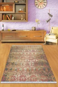 Taba Modern Dokuma Pamuk Tabanlı Kaymaz Kilim KLM052