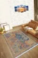 Yikanabilir Mutfak Kilimleri Taba Modern Dokuma Pamuk Tabanlı Kaymaz Kilim KLM066