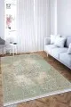 Kilim Halı Çeşitleri Mavi Klasik Göbekli Dokuma Pamuk Taban Kaymaz Kilim KLM073