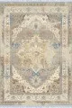 Güllü Kilim Krem Klasik Göbekli Dokuma Pamuk Taban Kaymaz Kilim KLM075